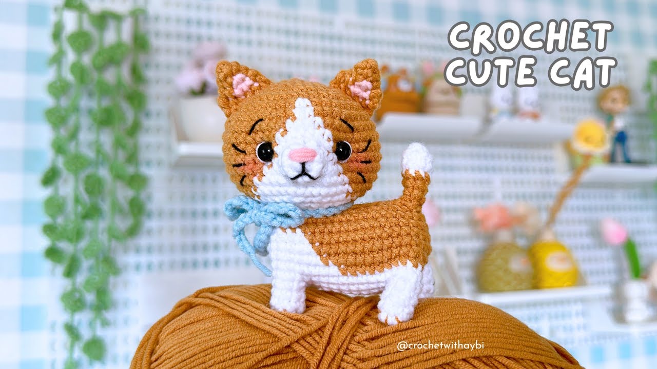 Cat Crochet Part 1 | FREE PATTERN & TUTORIAL | Ganchillo Gato | How to Crochet Amigurumi Cat