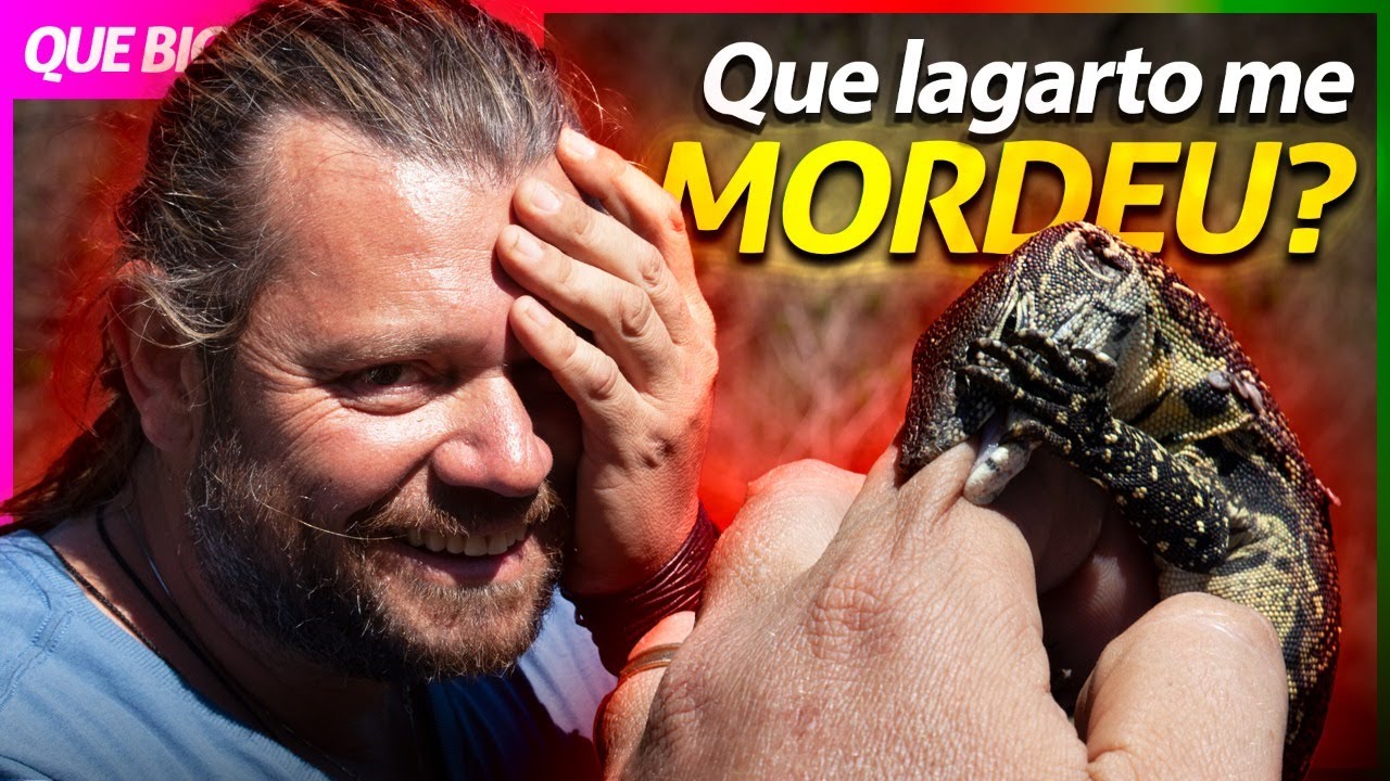 FUI MORDIDO PELO MAIOR LAGARTO DA ÁFRICA! | QUE BICHO É ESSE?