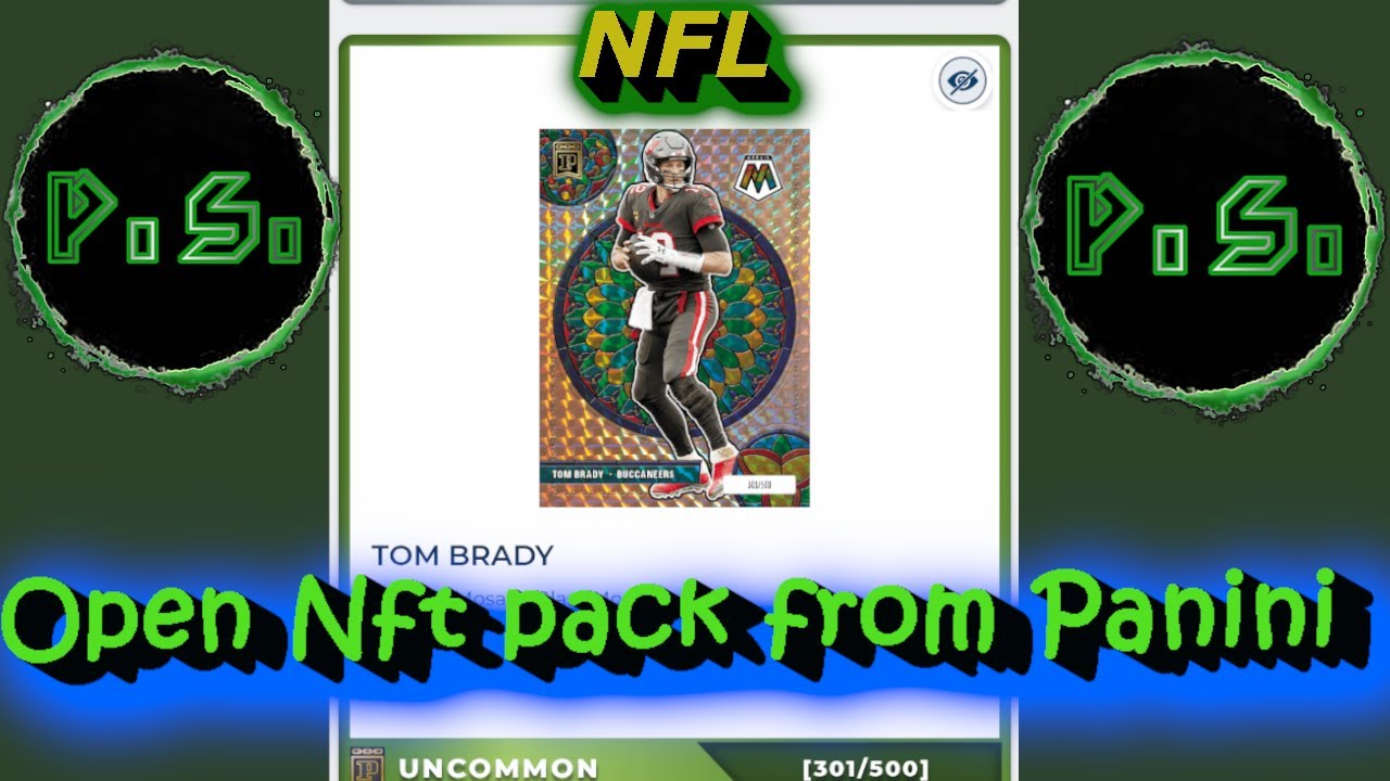 Opening packs NFL FOOTBALL NFT'S thru Panini, Explain Blockchain. Hunting Tom Brady  | POTTS SPOT