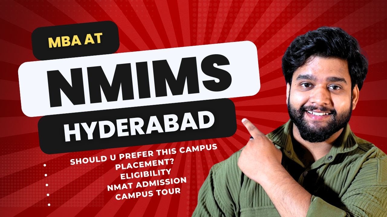 NMIMS Hyderabad Campus Honest Review | MBA through NMAT | Placement, Fees, Alumni| Perfect Choice?