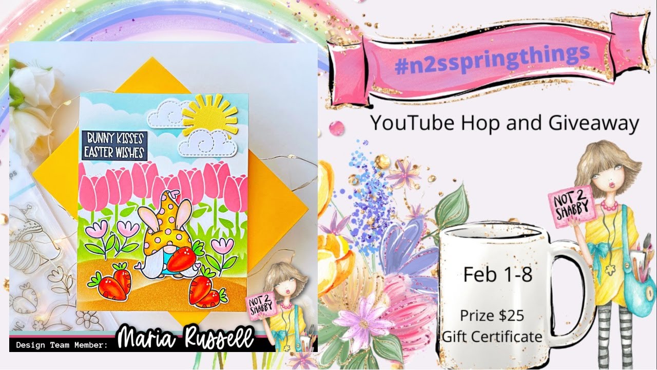 #N2SSpringThings Hop & GIVEAWAY | Not2Shabby Jan '22 Box of the Month Spring Scene Card