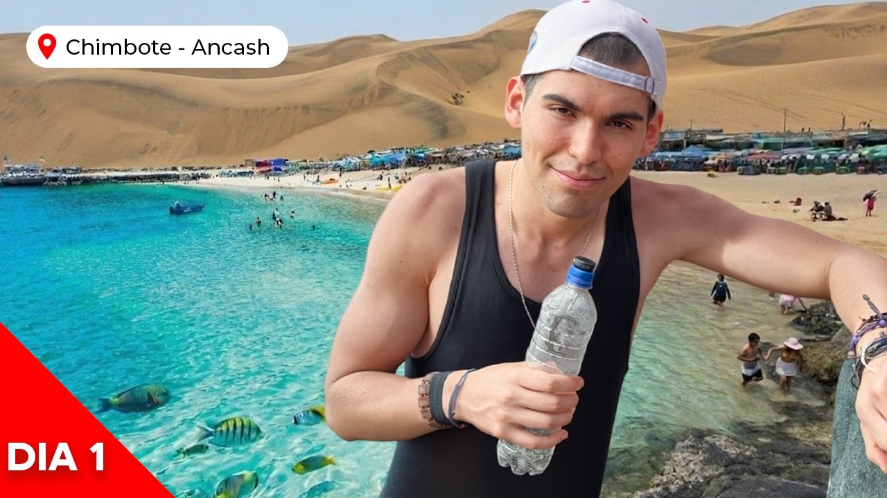 La mejor playa del norte🇵🇪 Día 1 dando la vuelta al Perú