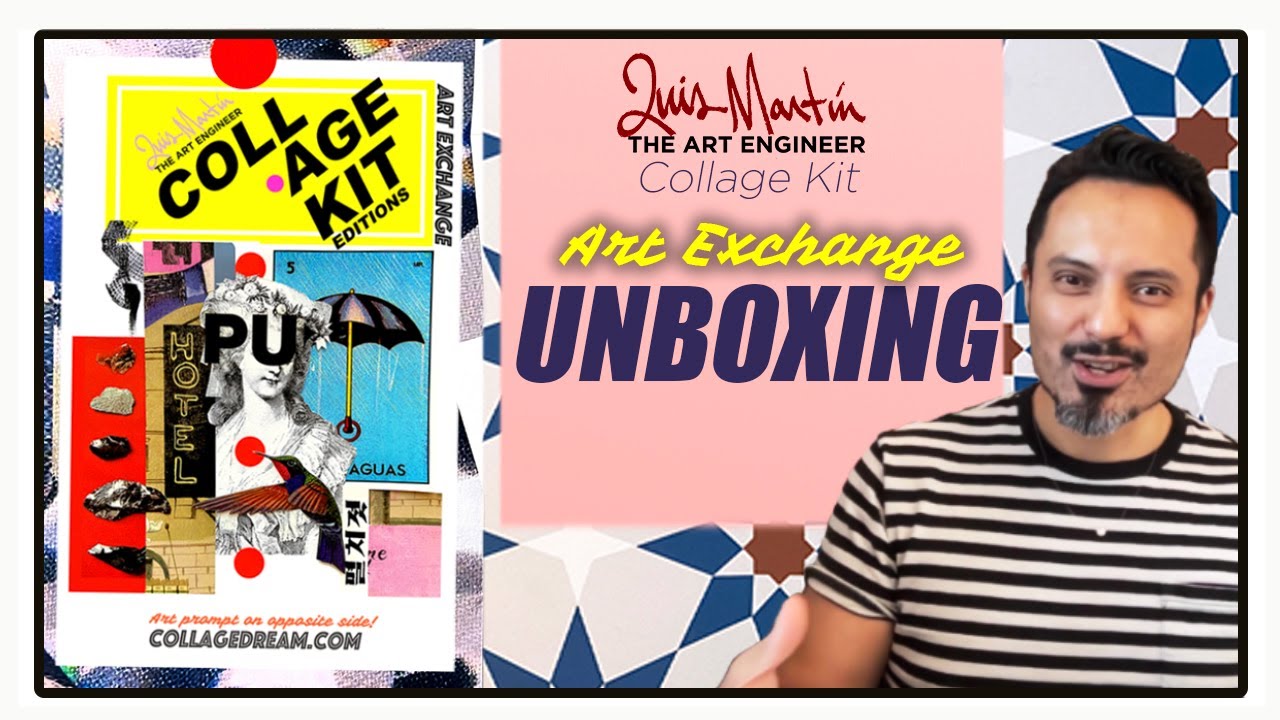 Unboxing: Art Exchange Collage Kit / Luis Martin / The Art Engineer