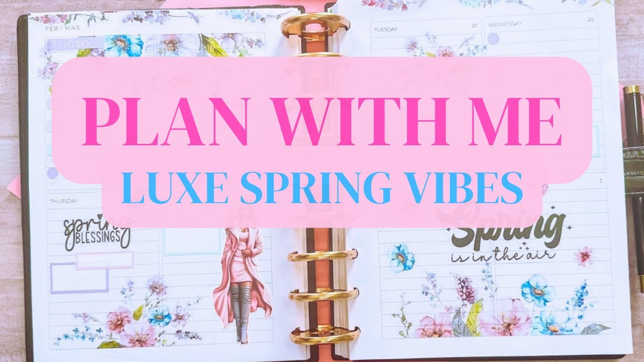 Plan With Me | Live Love Posh Luxe Spring | TaylorMade Creative