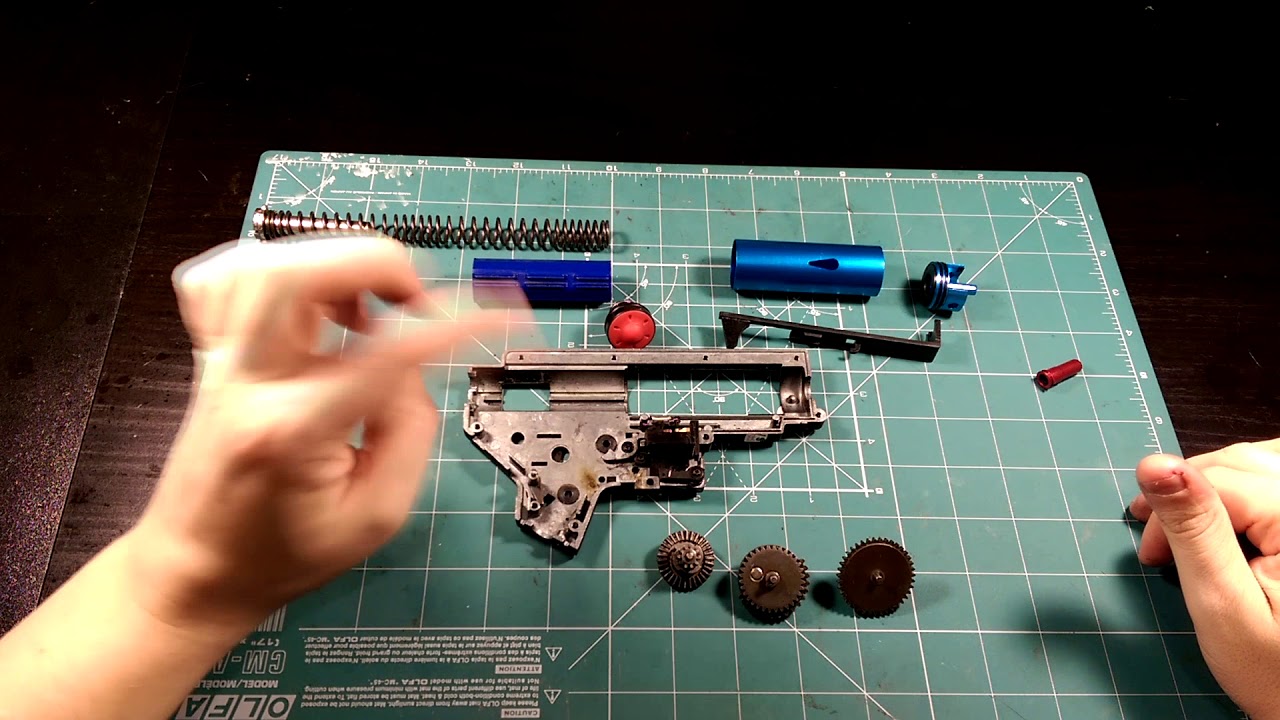 Czas na Airsoft #26 Budowa i tuning Gearboxa - część 2