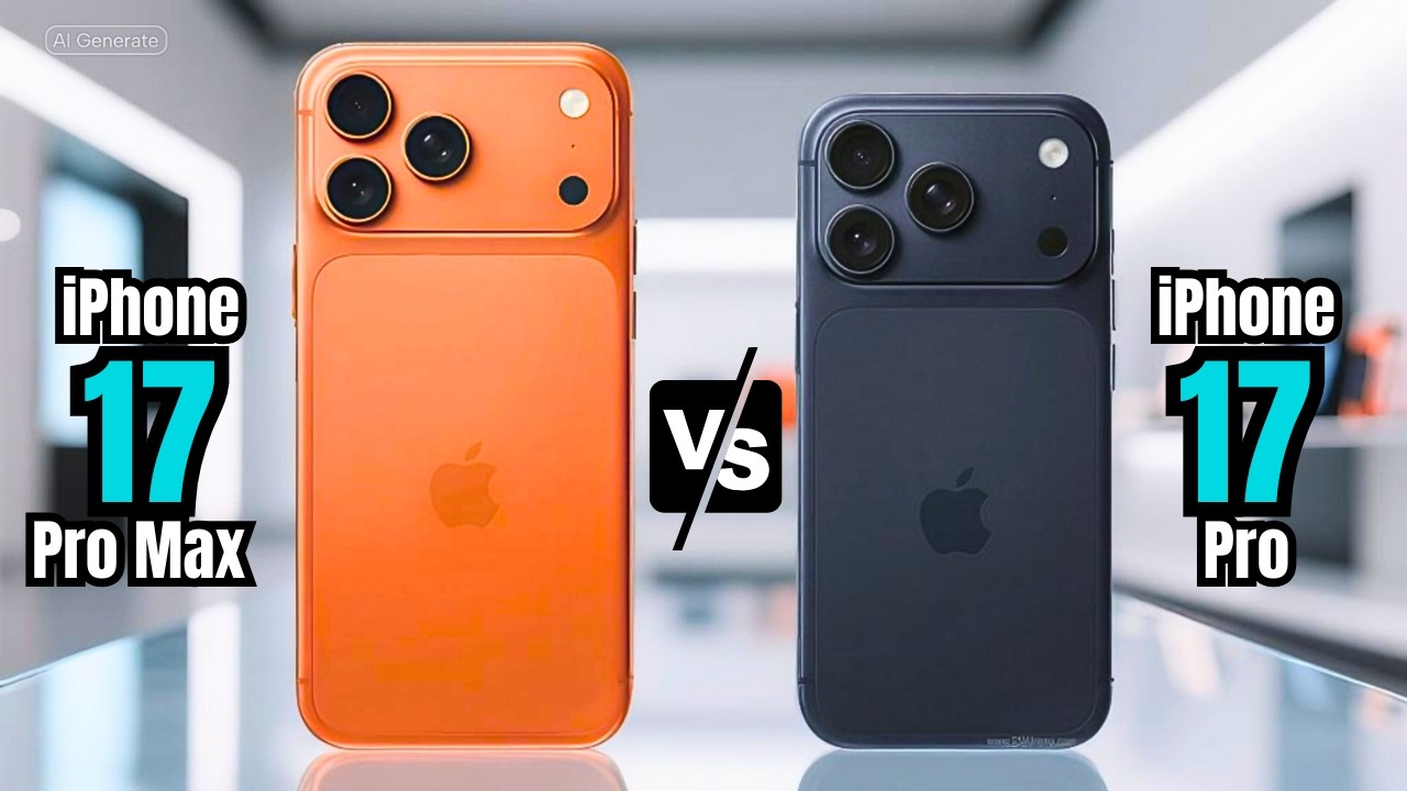 iPhone 17 Pro Max против iPhone 17 Pro | Полное сравнение🔥
