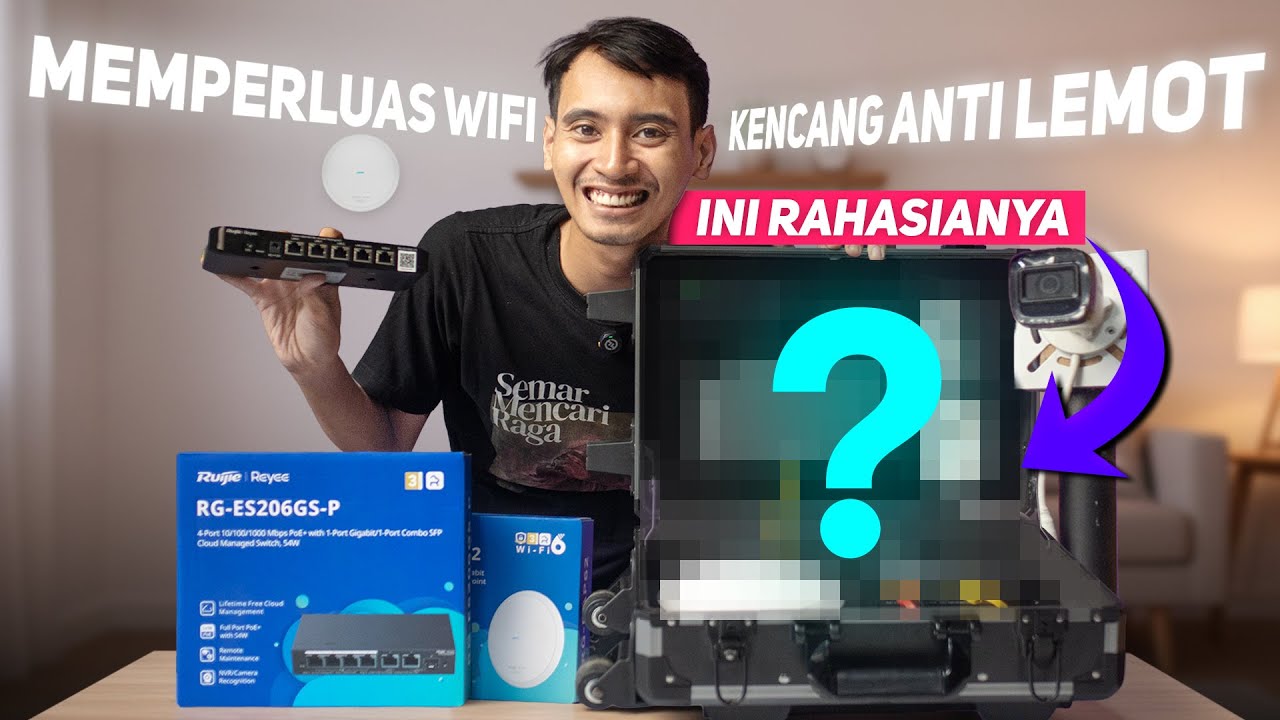 SEBAR WIFI MERATA DENGAN BANTUAN AI HEATMAP DAN RUIJIE BOM SANGAT MUDAH !!