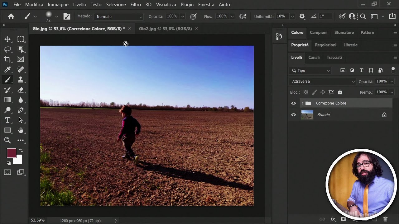 CORREZIONE DEL COLORE e COLOR GRADING in PHOTOSHOP