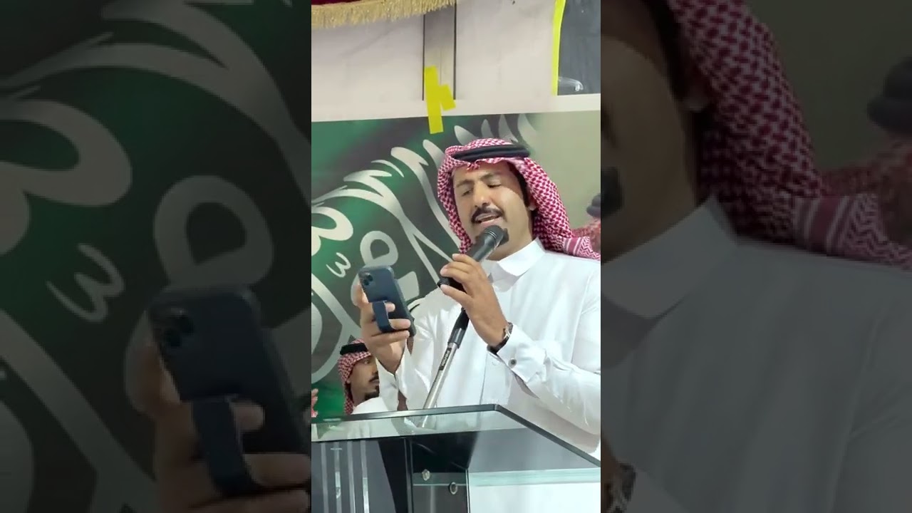 الشاعر حامد قاطع الفتنان بحفل الشيخ خالد محمد البعيجان - بمزاد تربه