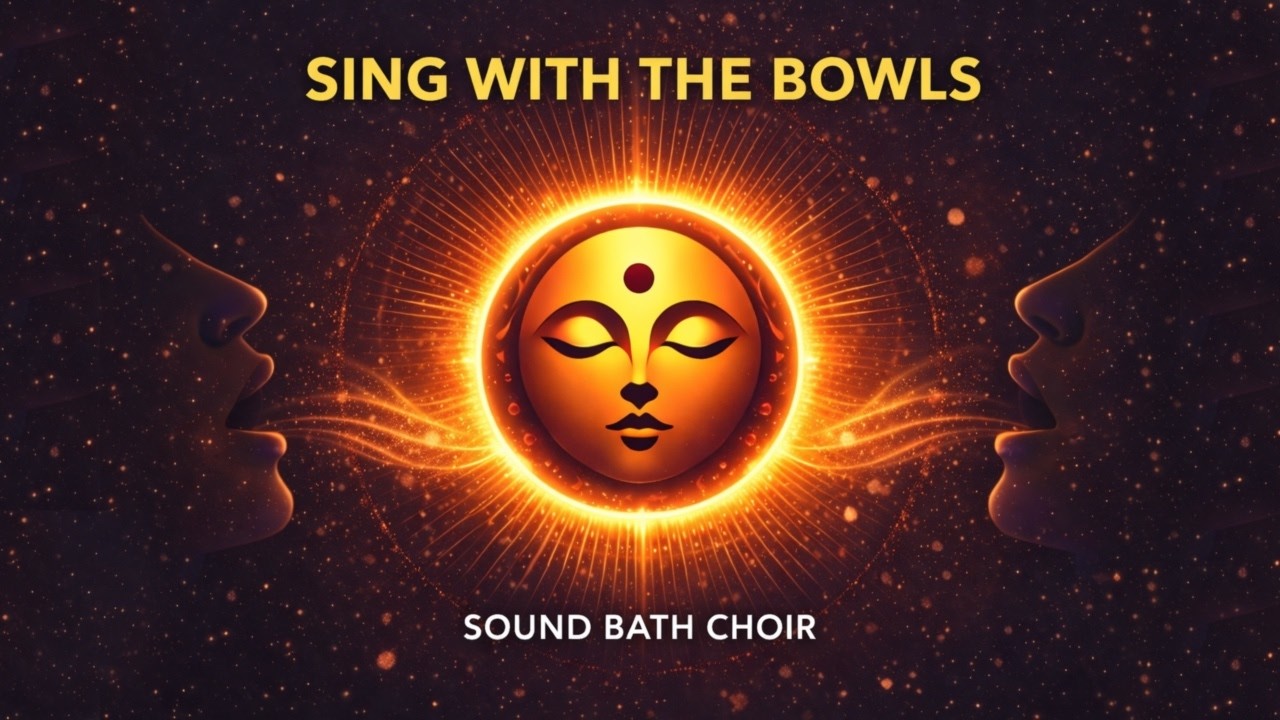 Sound Bath Choir: 7 Tibetan Singing Bowls (100Hz) | Sing to Release Stress (1 Hour Immersive)