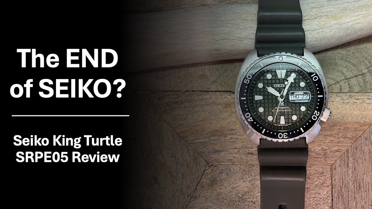 The END of SEIKO? | Seiko King Turtle SRPE05 Review