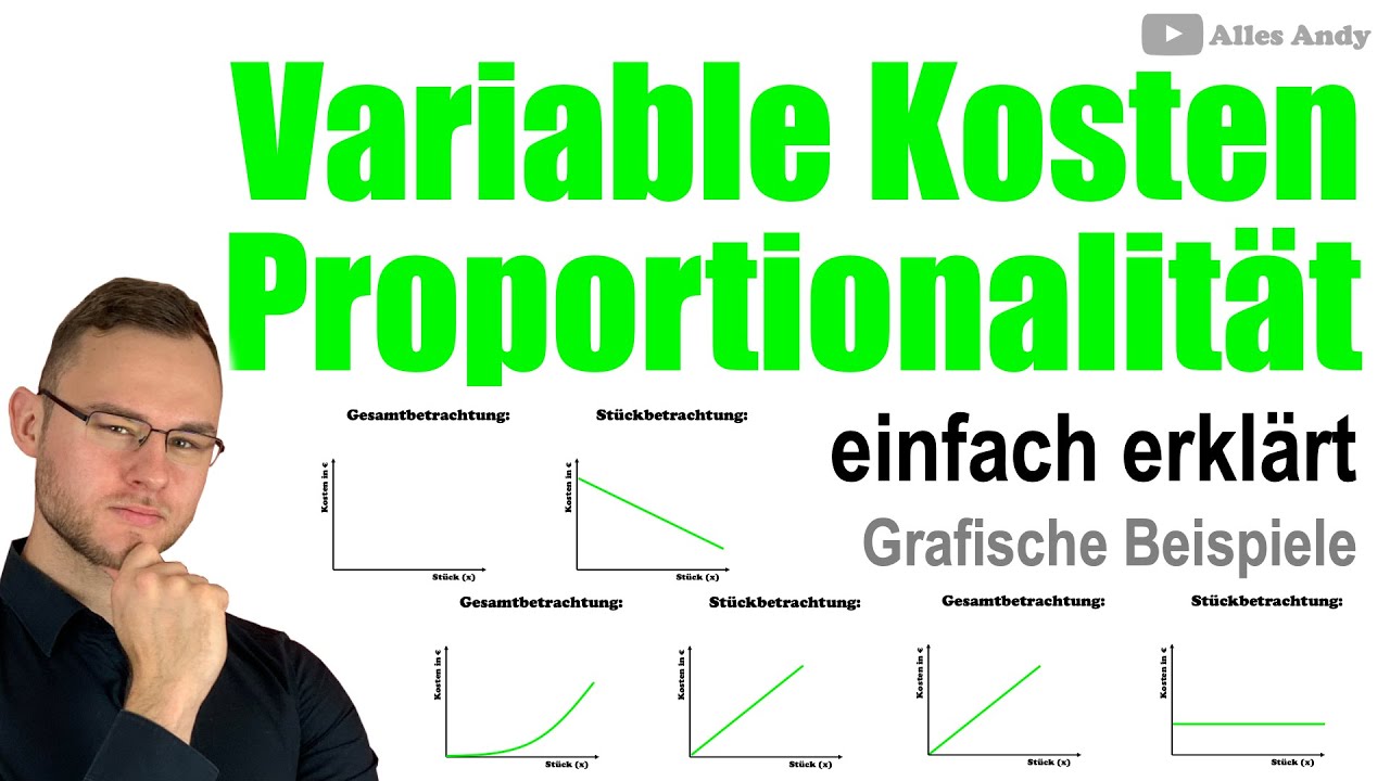 Variable Kostenarten nach Proportionalit&auml;t einfach erkl&auml;rt