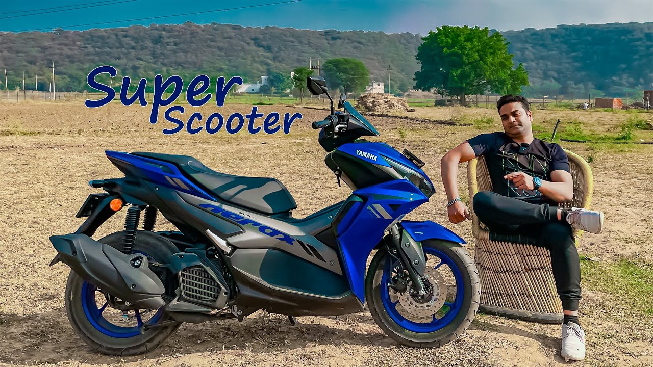 Super Sexy Maxi Scooter in India Yamaha Aerox 155 - King Indian - King Indian