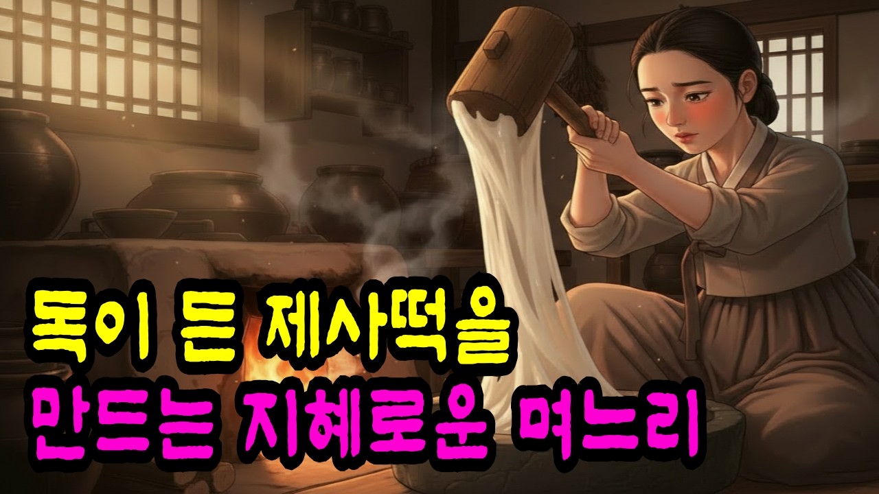 독이 든 제사떡을 막아낸 지혜로운 며느리와 굶주린 꼬마의 이야기. 옛날이야기 민담 야담 설화 조선시대 오디오북 조선야담 잠자리동화 고전 전설