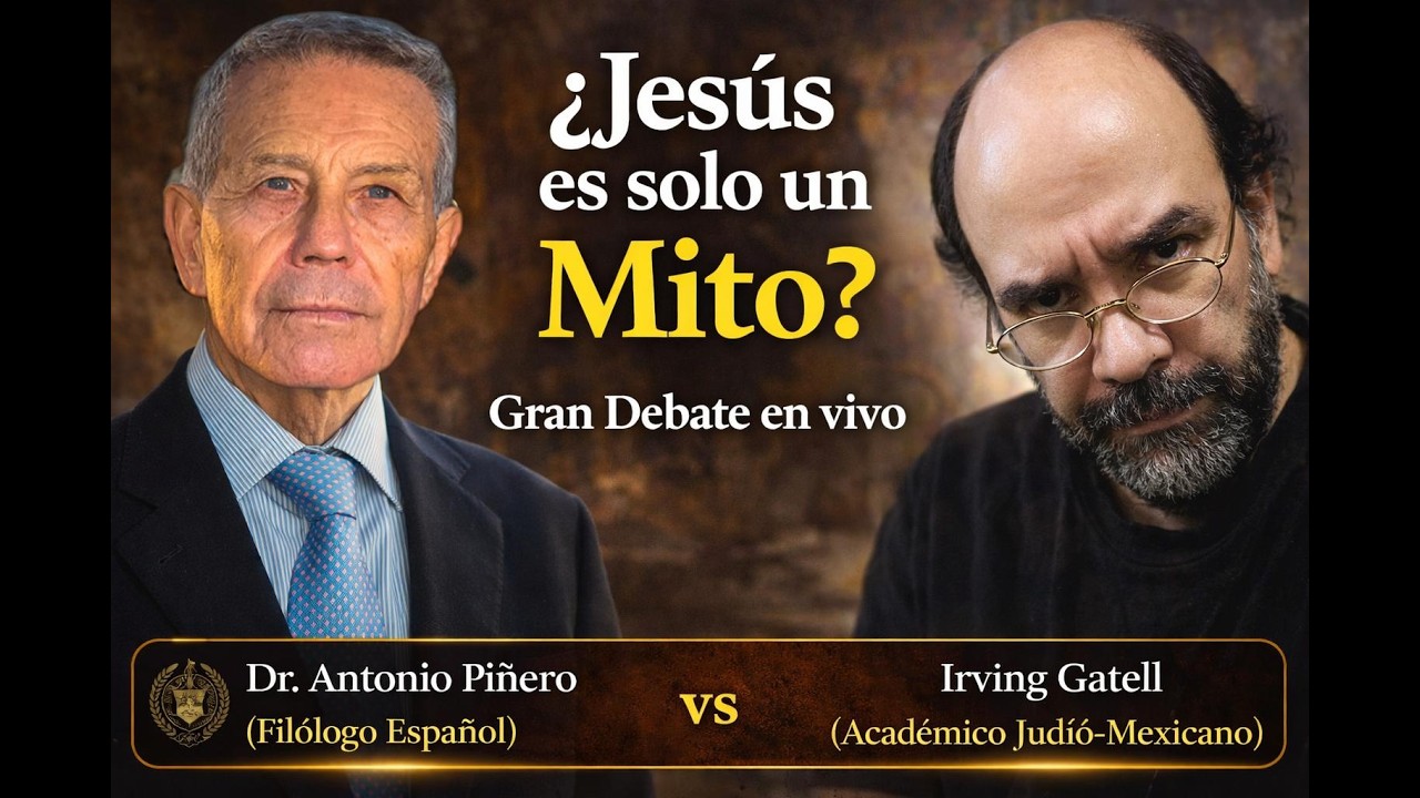 Jesús ¿fue un Mito?... Debaten el Dr. Antonio Piñero e Irving Gatell.