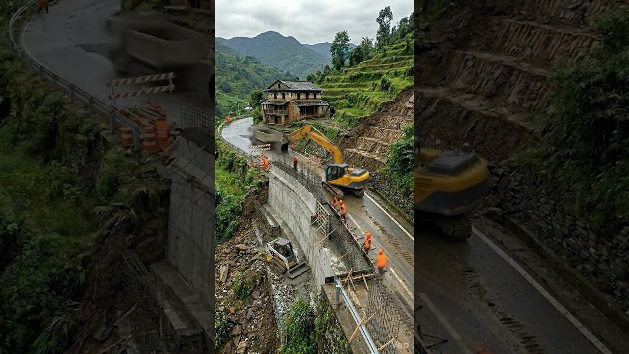 Massive Safety Barriers Saved This Road.