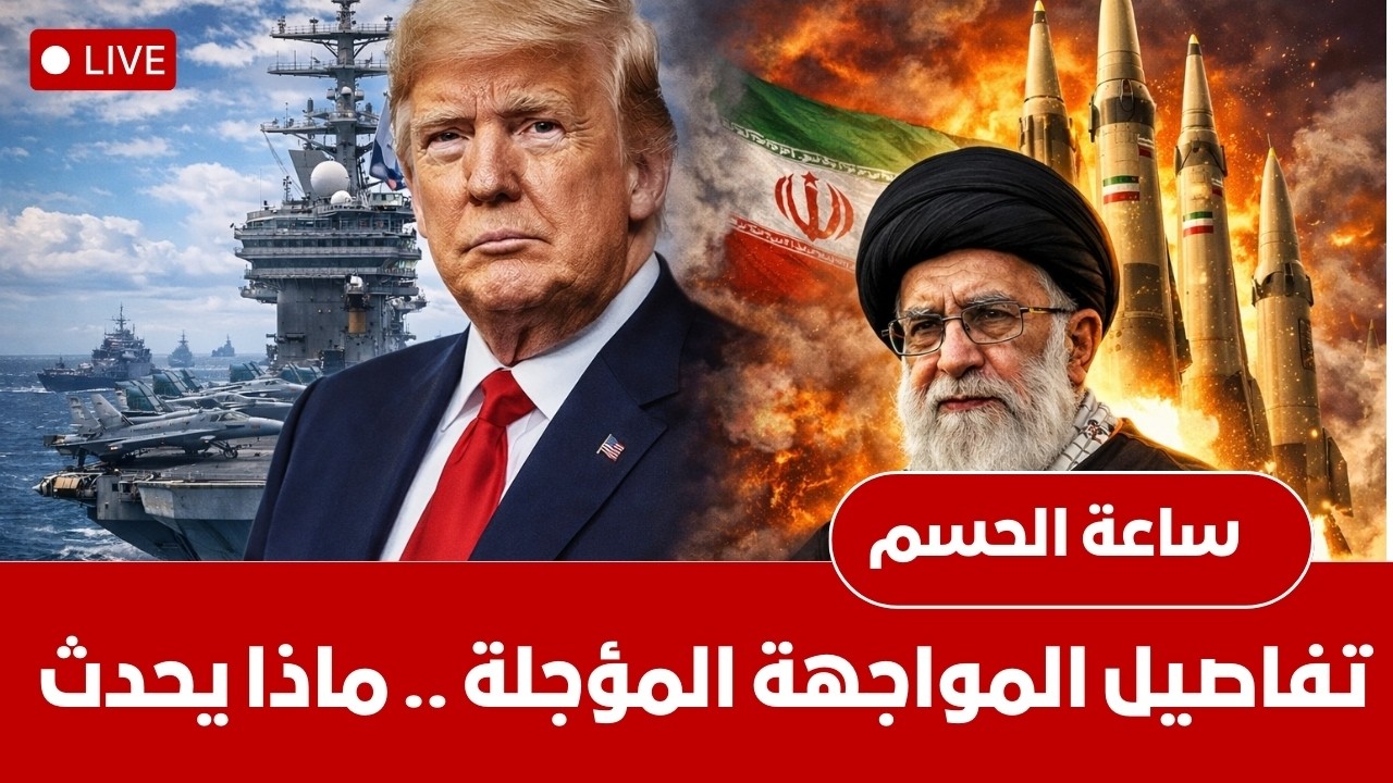تطورات متسارعة! ماذا يحدث الان؟ حاملات الطائرات تحاصر إيران , ترقب كبير في اسرائيل ترامب يصدر أوامره