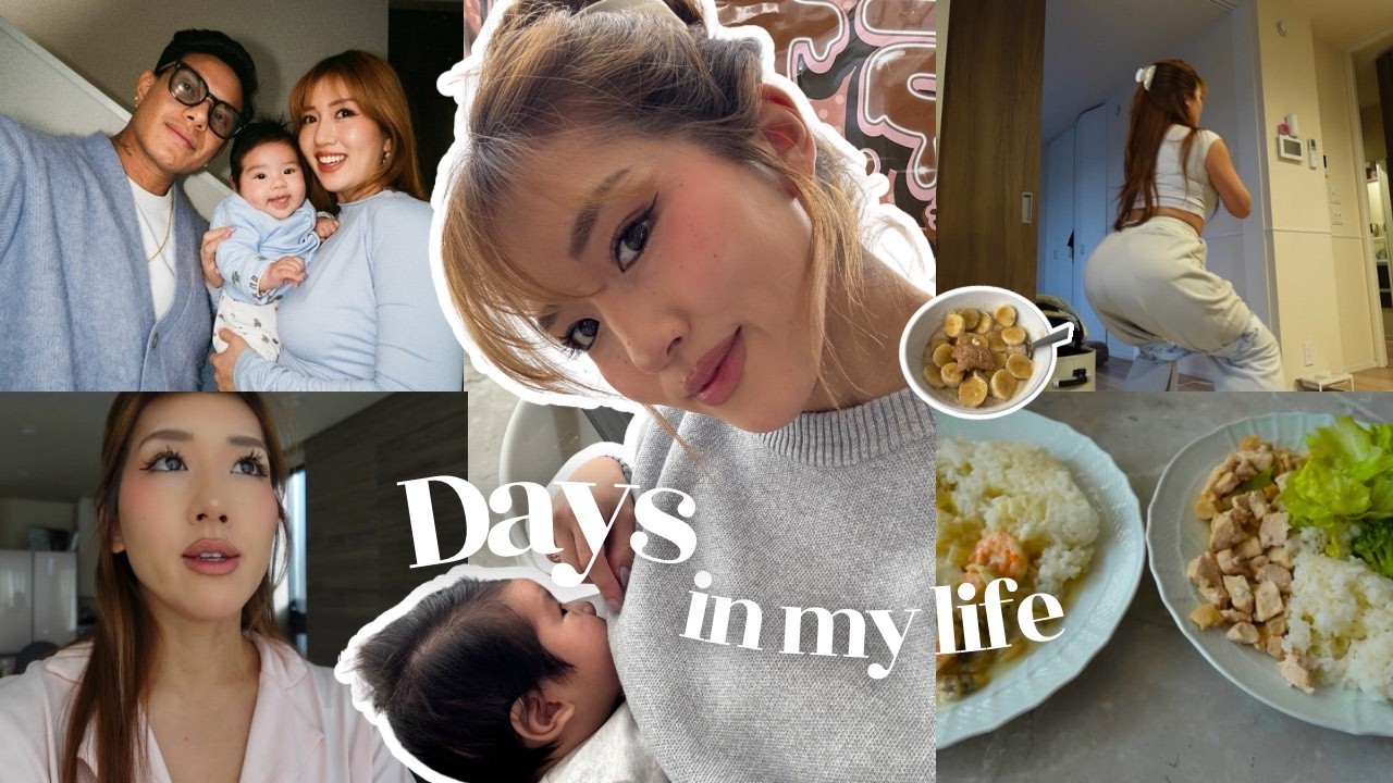 【子育て奮闘中】元ビキニチャンピオンの１日vlog！育児・筋トレ・食事を両立するリアルなルーティン。