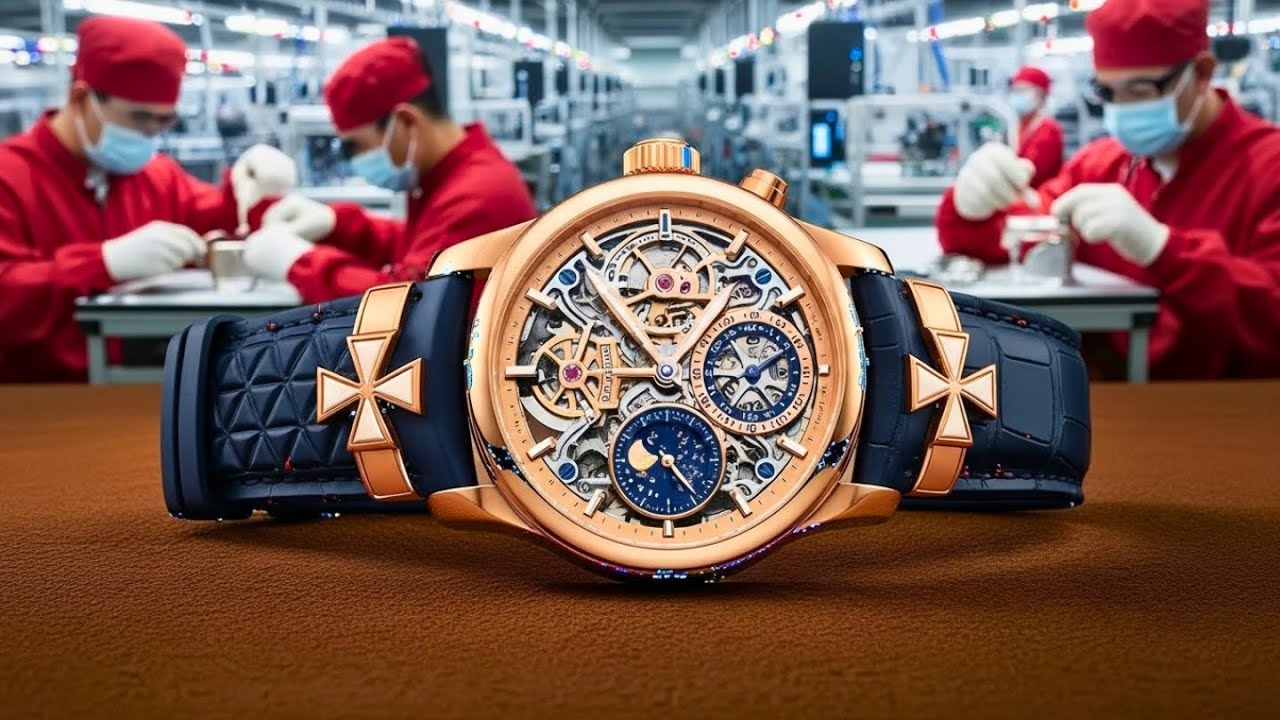 Inside a Swiss Watch Factory – Crafting Million-Dollar Timepieces from Gold | Full Process