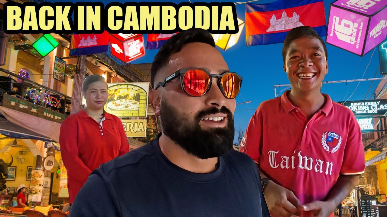 Мой первый день в Сием Рипе, Камбоджа 🇰🇭
