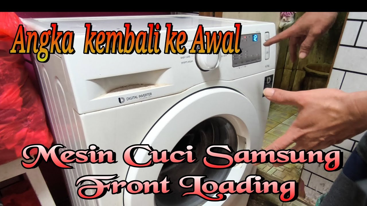 Mesin Cuci Samsung Front Loading tidak Berputar