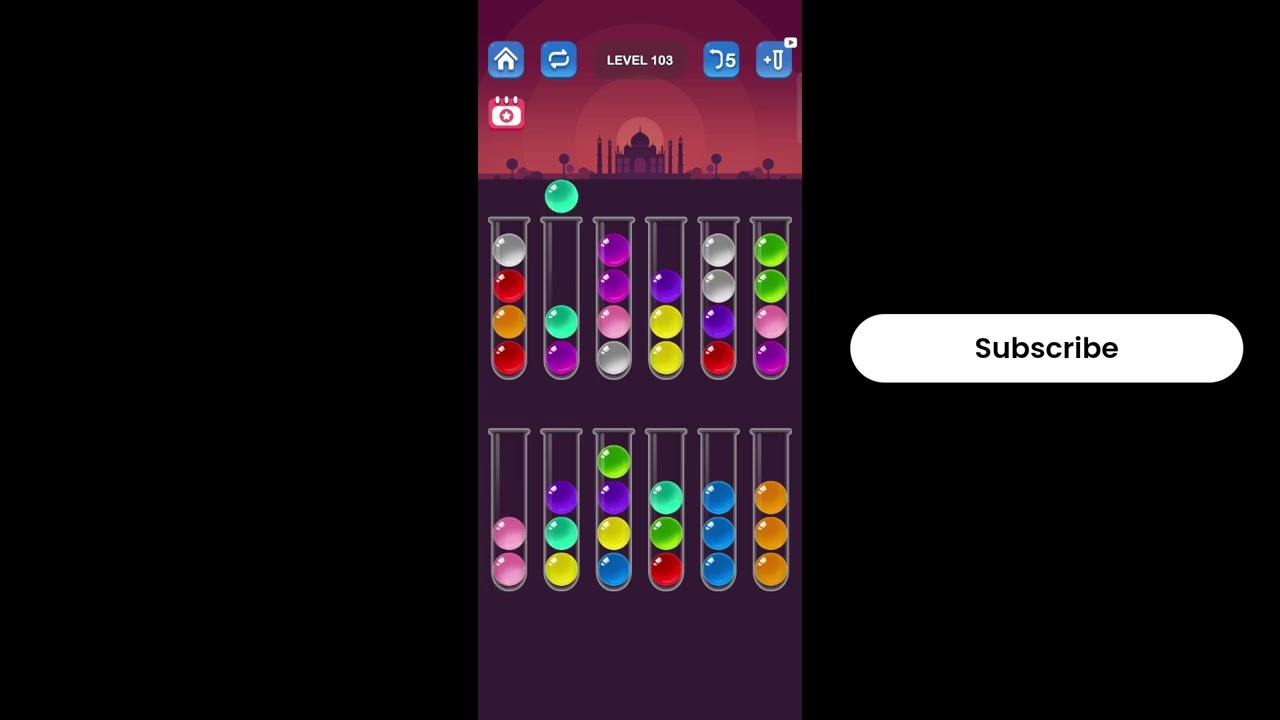 Ball Sort Puzzle Level 103 | Ball Sort Puzzle Color Game Level 103