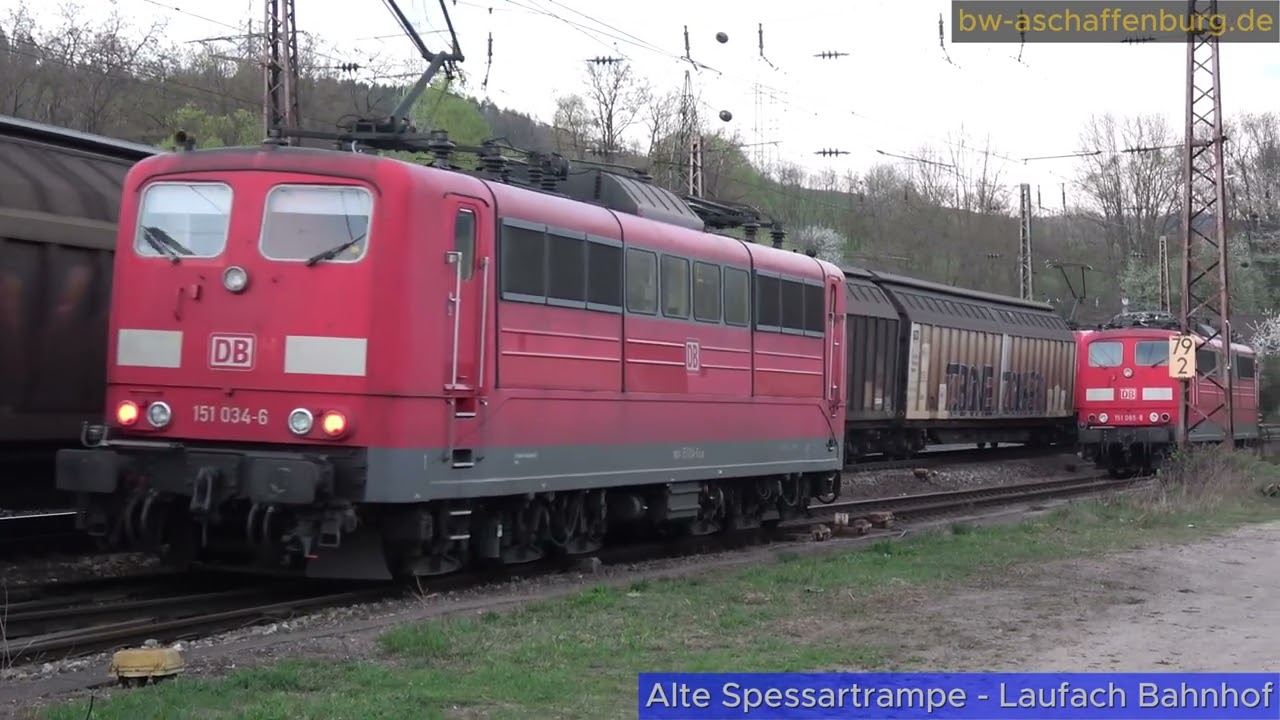 Die alte Spessartrampe im April 2017 #trainspotting #Bayern #Spessart #eisenbahn