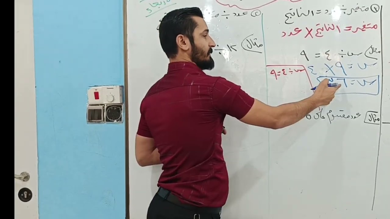 معادلات الضرب والقسمة بشكل مختصر وبسيط رياضيات الصف السادس الابتدائي 