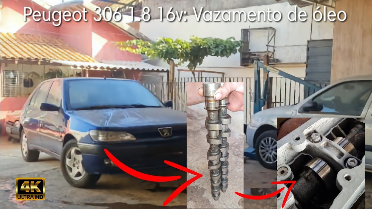Peugeot 306 1.8 16v:Retirando vazamento de Óleo (Comando e retentores)