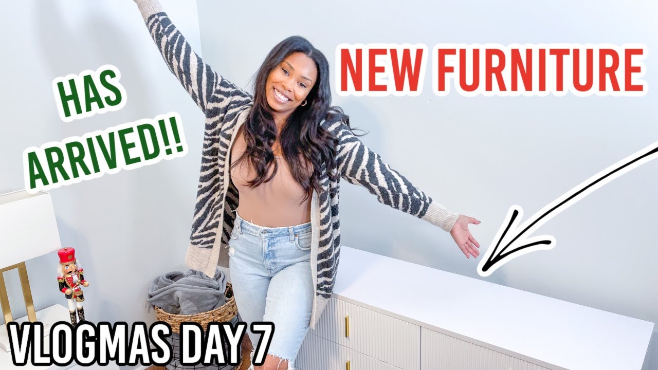 VLOGMAS DAY 7: UPDATING THE GUEST ROOM WITH NEW FURNITURE | HOMARY REVIEW