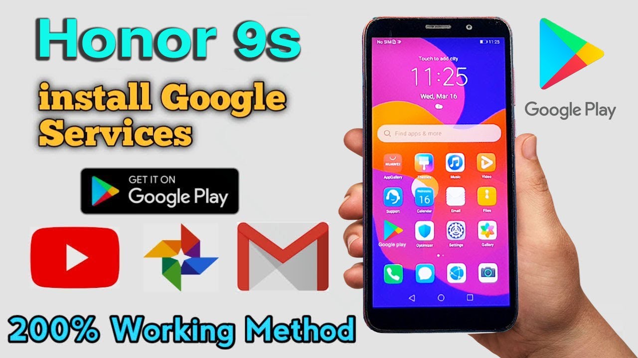 How to Install Google Play Store on Honor 9S (DUA-LX9) | Google Play Store Install Honor 9S 2022 |