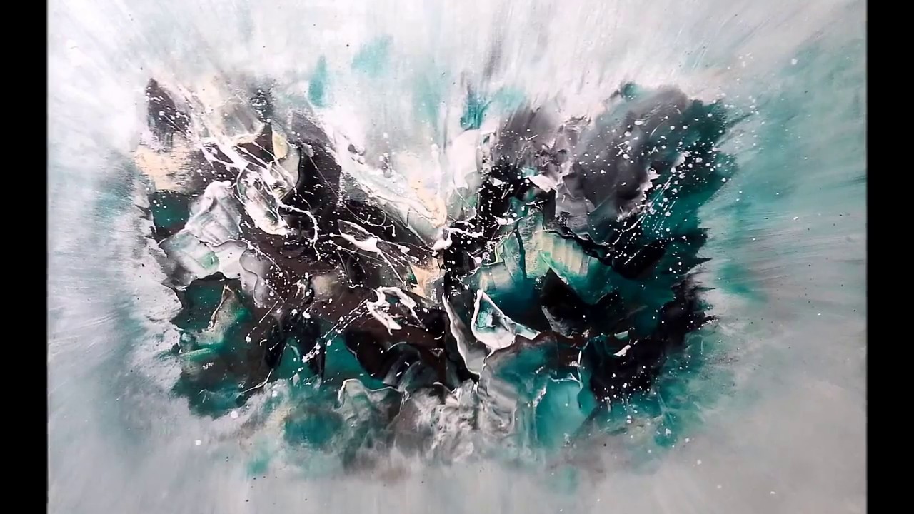Spachtelmalerei / Verblenden /   Painting- pallet knife /  V8