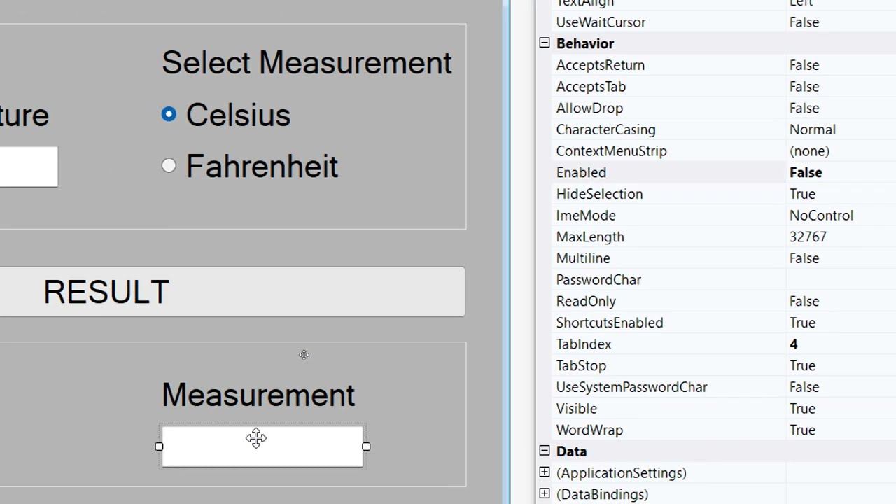 VB.NET | F to C Convert | C to F Convert | Fahrenheit Celsius Conversion