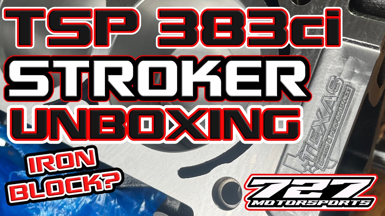 АБСОЛЮТНО НОВЫЙ Iron Block 383ci stroker от Texas Speed ​​& Performance — РАСПАКОВКА