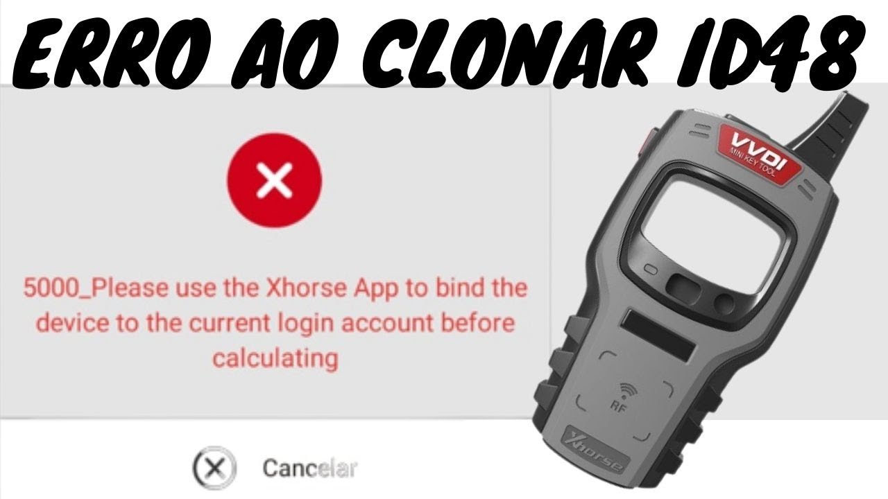 ✅Erro ao clonar ID48 vvdi/ Combine dispositivo COMO RESOLVER/Como Clonar ID48 com a vvdi