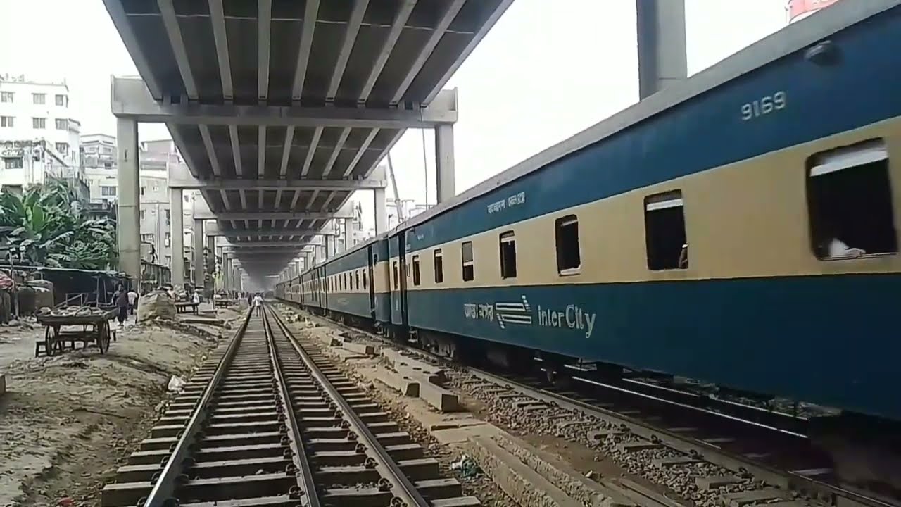 ONE VIDEO 3 Train KISHOREGANJ Express with JAMUNA Express JAYDEVPUR Commuter