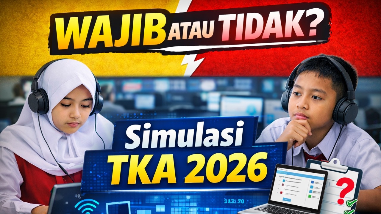 Simulasi TKA 2026 Full & Semi Daring, Apakah Wajib?