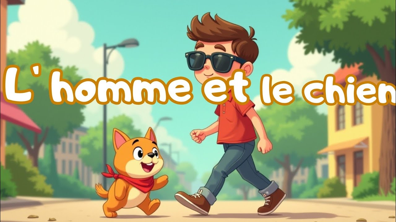 L'homme et le chien poème | chanson l'homme et le chien 6ème année primaire| مكررة للحفظ