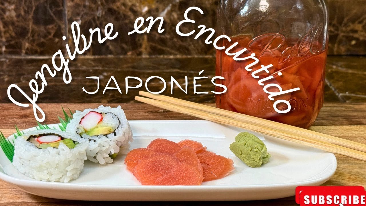 Como hacer Jengibre en Encurtido Japonés GARI.