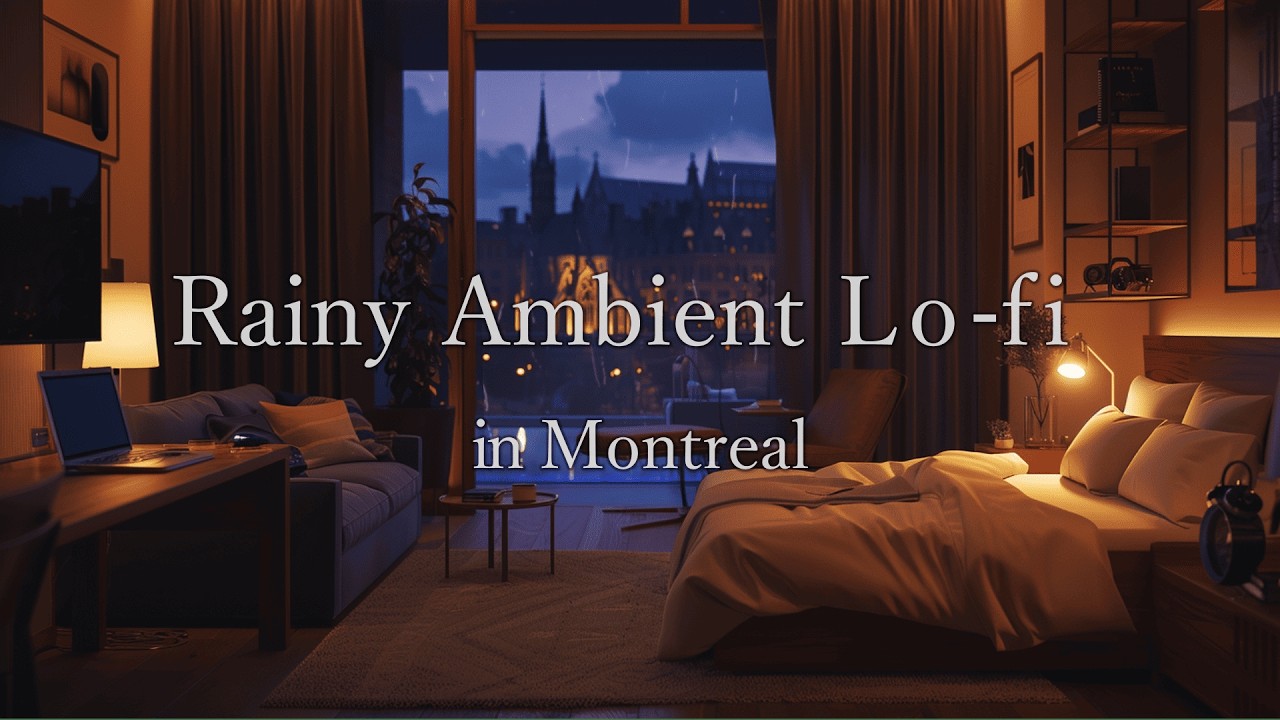 Late Night Ambient BGM | Montreal 80s Warm Lo-fi