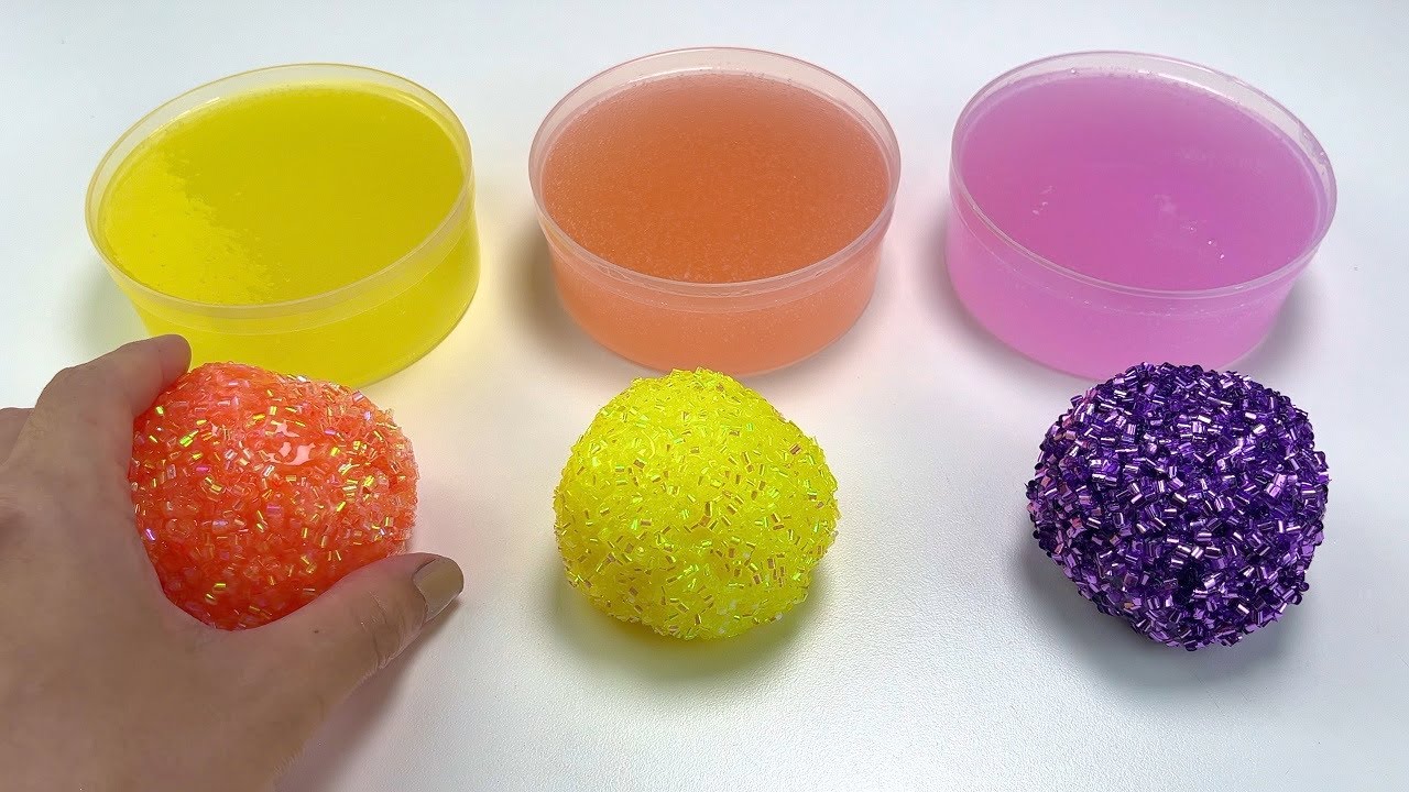 ASMR Slime | Crunchy slime | Bingsu beads slime | Jelly slime | Slime  mixing video #40