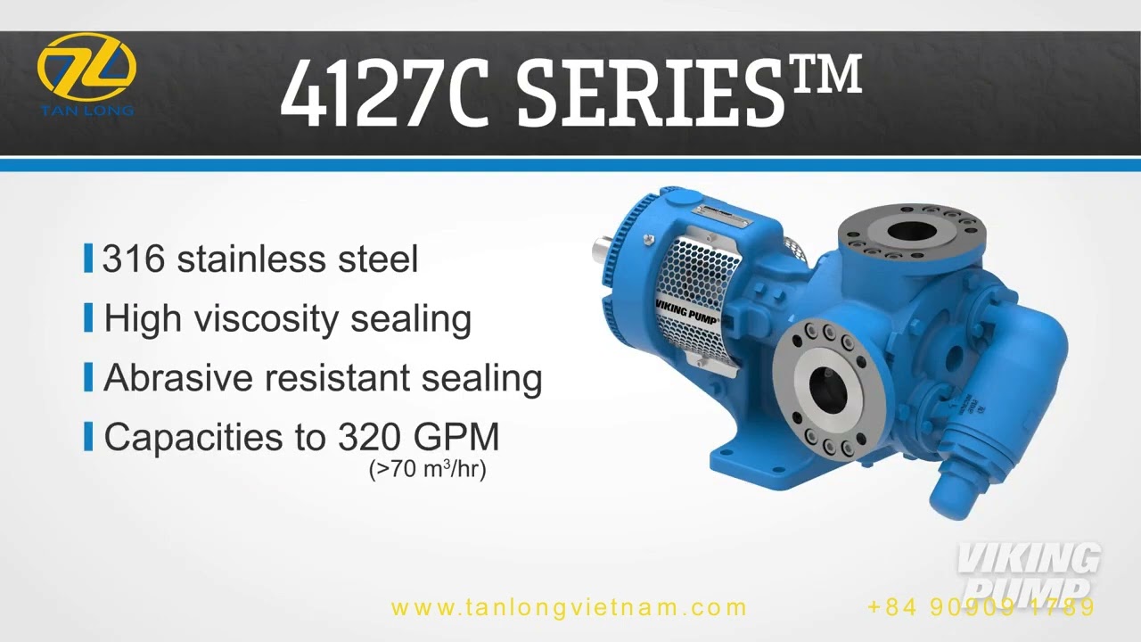 VIKING 4624B, 4127C, 1124A (MỸ) - GIẢI PH&Aacute;P BƠM HIỆU QUẢ TRONG SẢN XUẤT MỰC IN