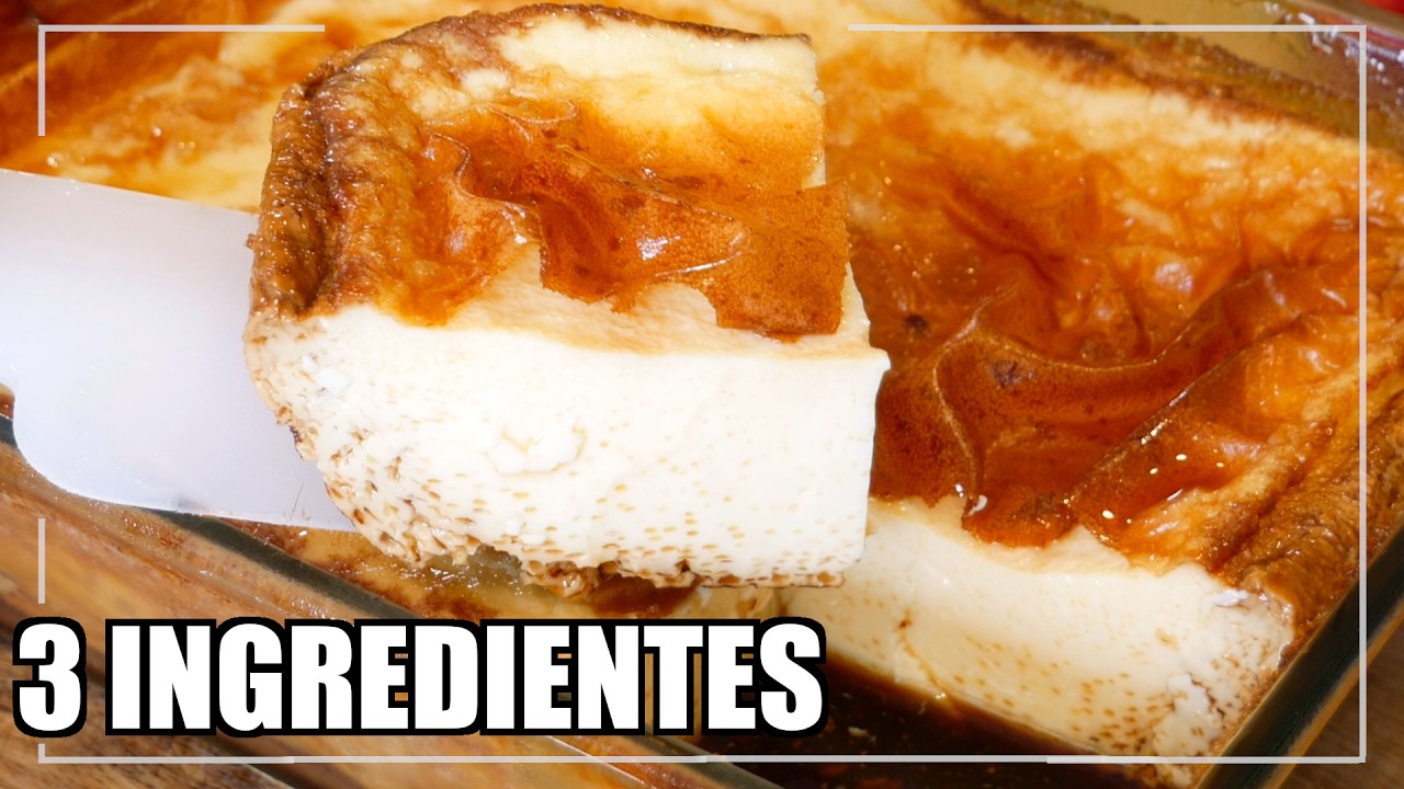 el POSTRE MAS RICO y F&Aacute;CIL con solo 3 INGREDIENTES en pocos minutos 🍩🤤 SIN GLUTEN