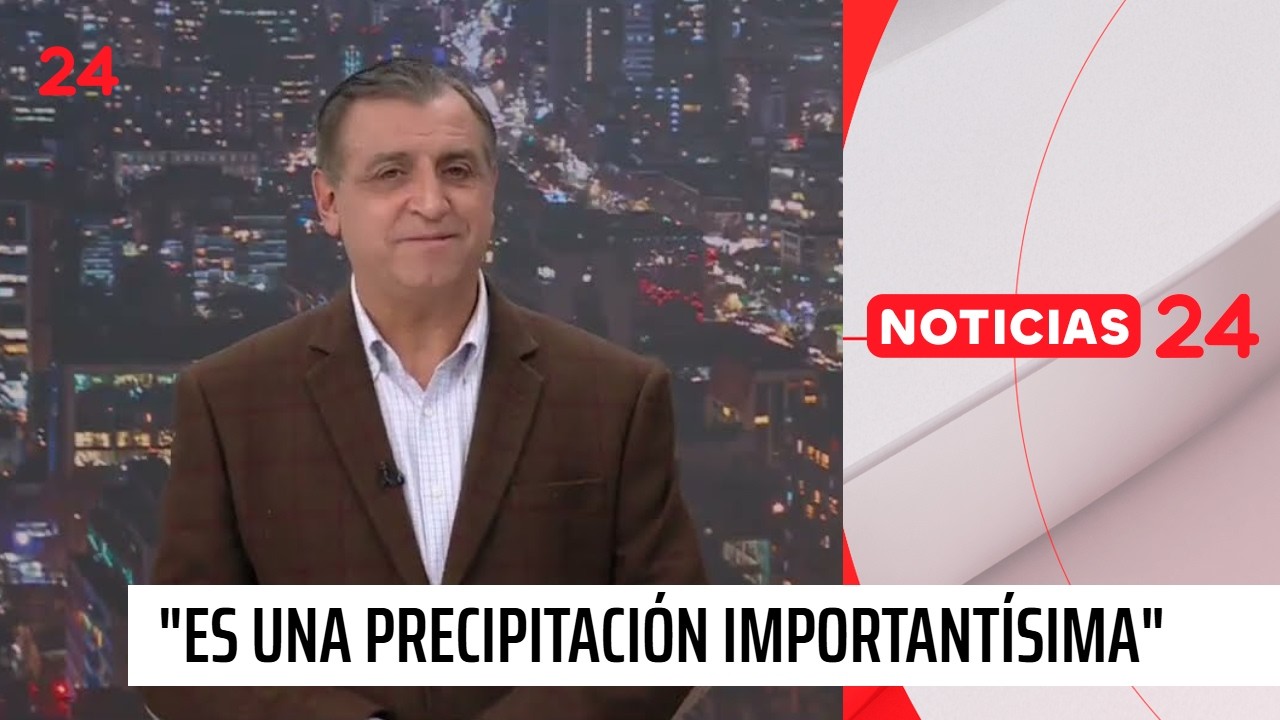 Iván Torres por sistema frontal: “Es una precipitación importantísima” | 24 Horas TVN Chile