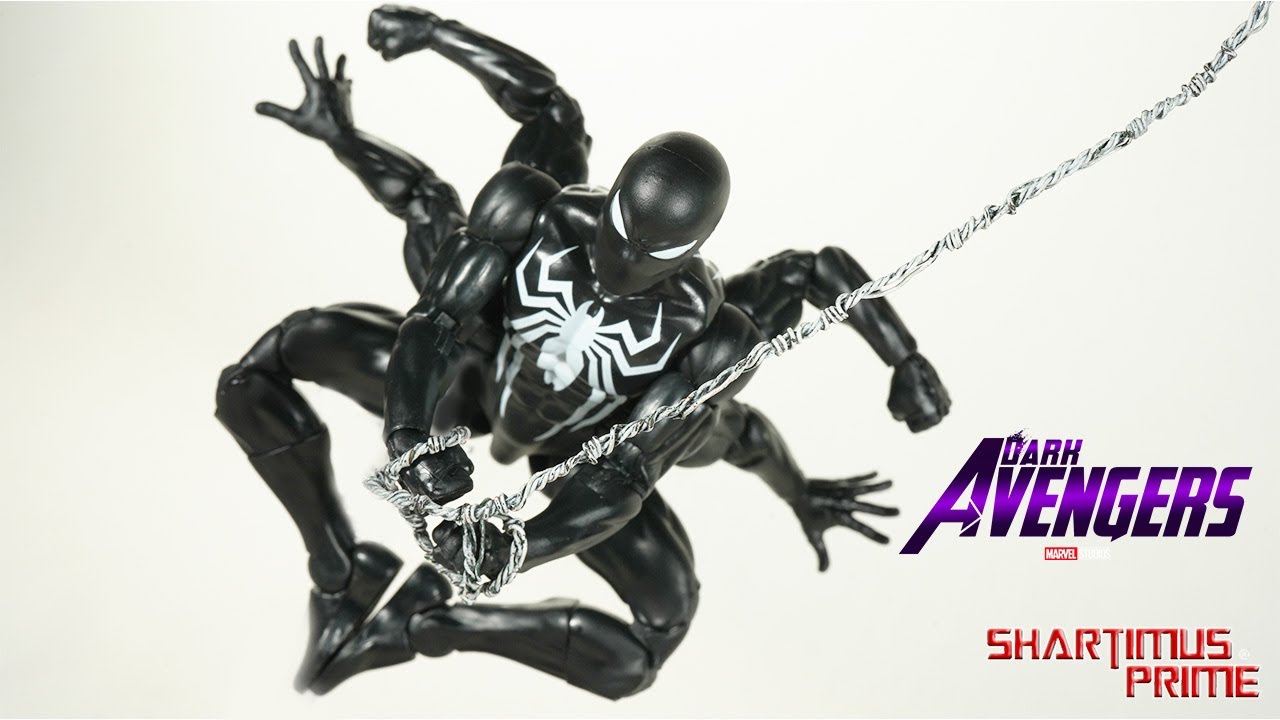 Обзор фигурки Marvel Legends Dark Avengers Spider-Man Ai Aepec Executioner BAF Wave