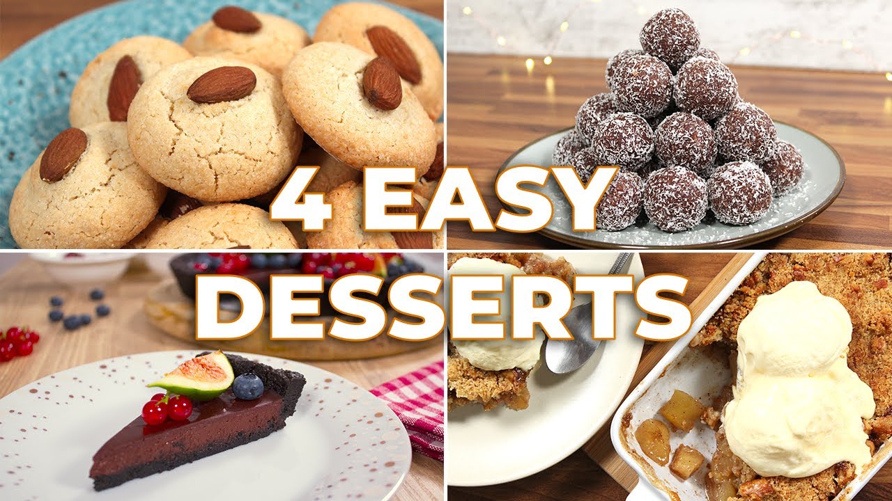 4 Easy Dessert Recipes | Delicious desserts with minimal effort!