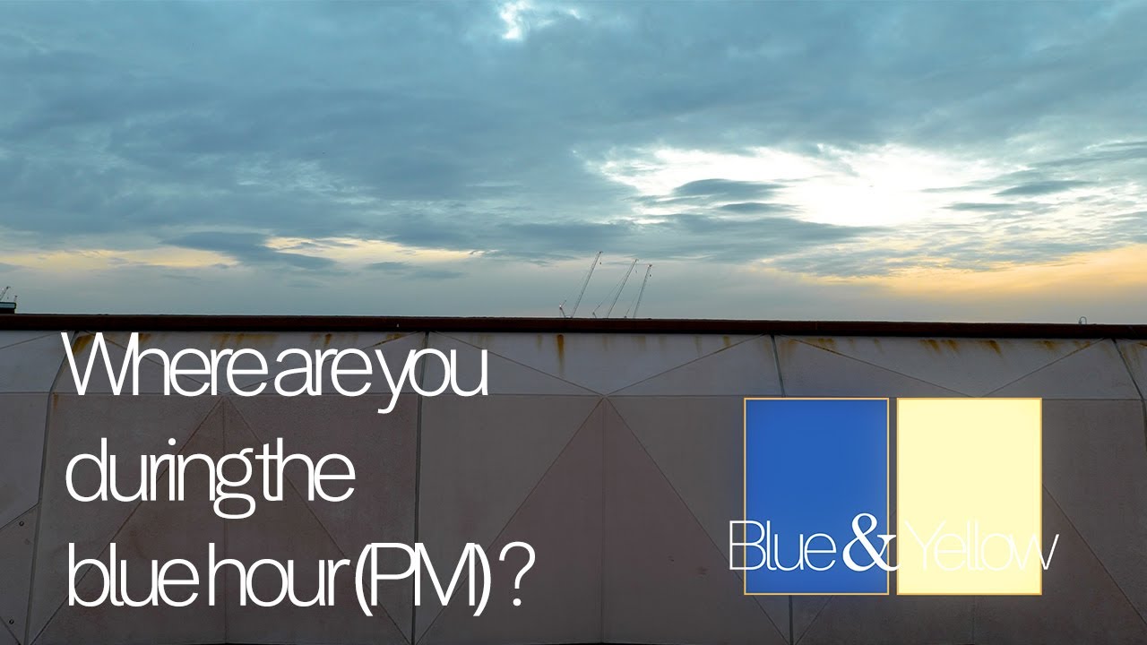 where are you during the blue hour? Blue&Yellow - Winter 2026