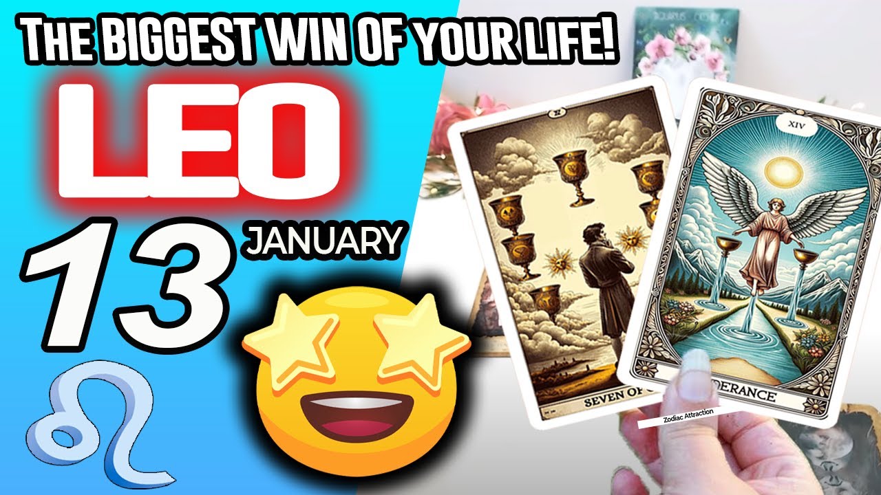 Leo ♌️It&rsquo;s COMING❗🤩The BIGGEST WIN OF your life❗💸 horoscope for today JANUARY 13 2026 ♌️ #leo tarot