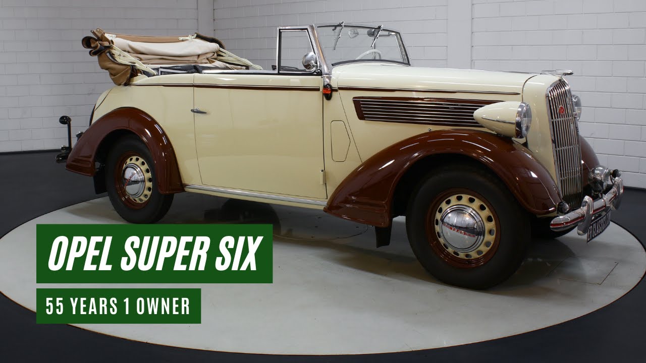 Opel Super Six Cabriolet | Extensively restored | 55 years 1 owner | 1937 -VIDEO- www.ERclassics.com