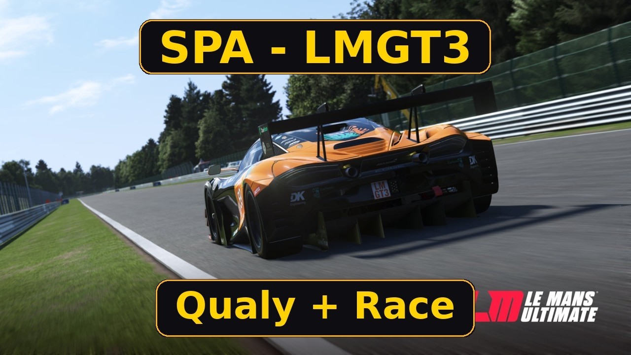 LMU - McLaren LMGT3 - SPA - 202600226
